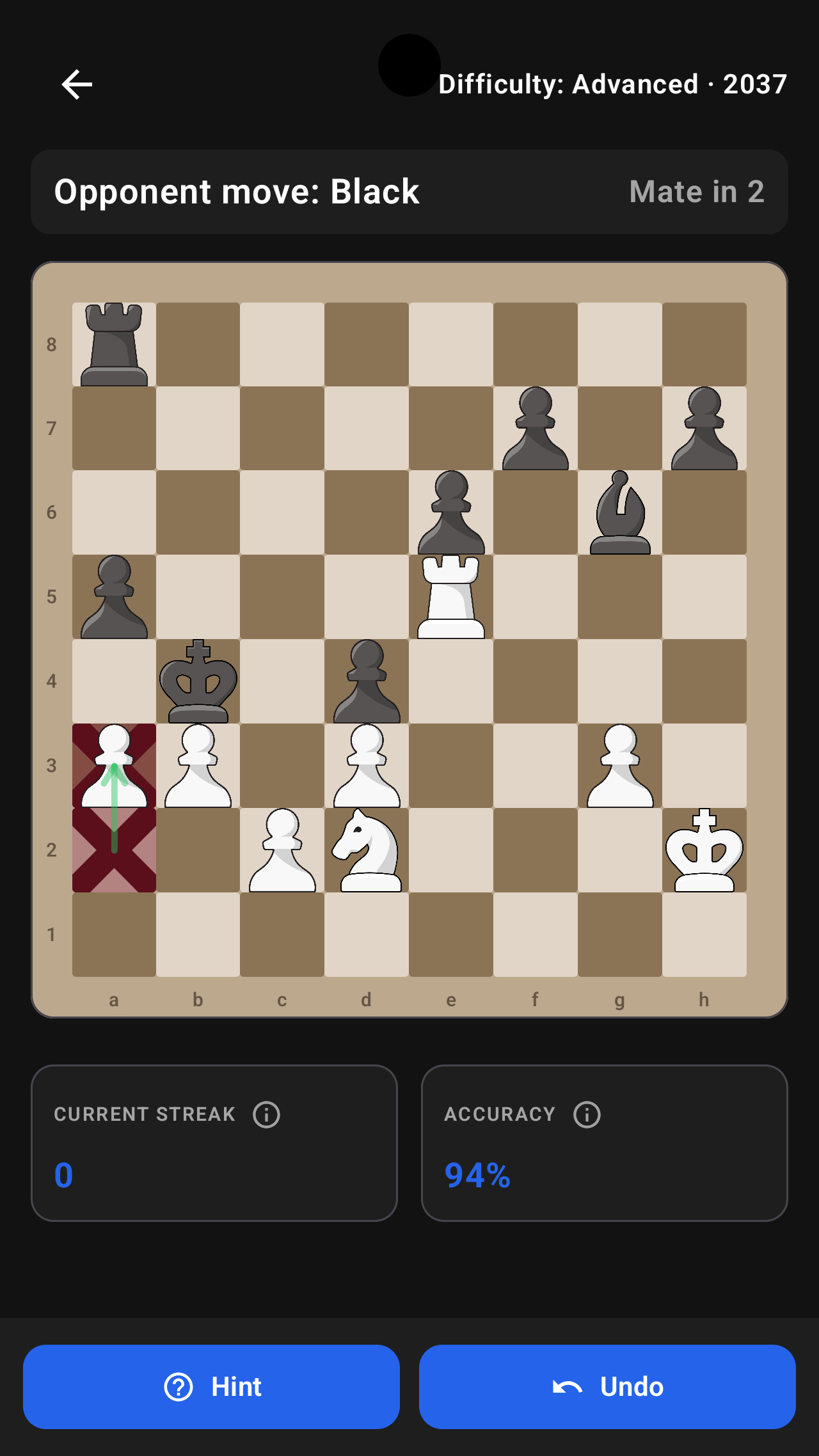 Chess Mate Puzzles gameplay screenshot 5